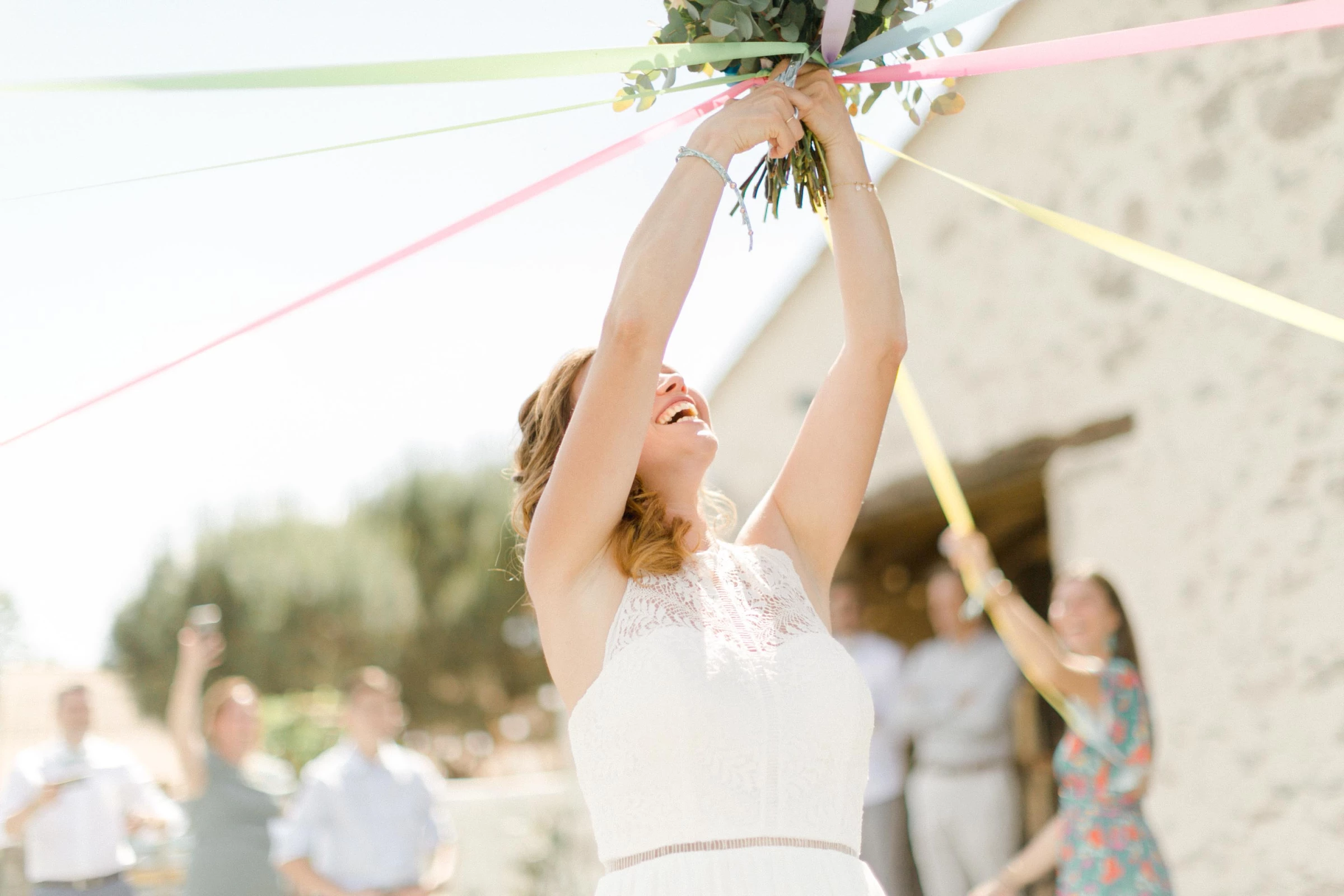 bonheur événement robe mariage gris
